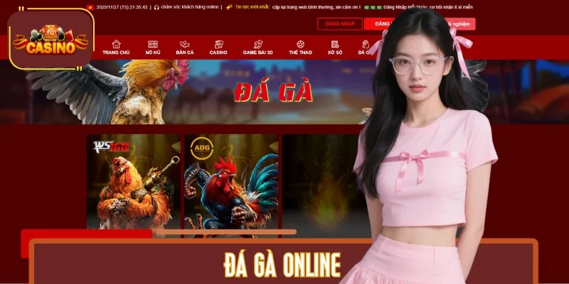 Đá gà là sảnh game mang đến không khí gay cấn, hồi hộp